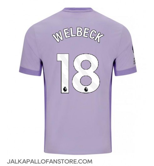 Brighton Danny Welbeck #18 Vieraspaita 2025-26 Lyhythihainen Brighton Danny Welbeck #18 Vieraspaita 2025-26 Lyhythihainen